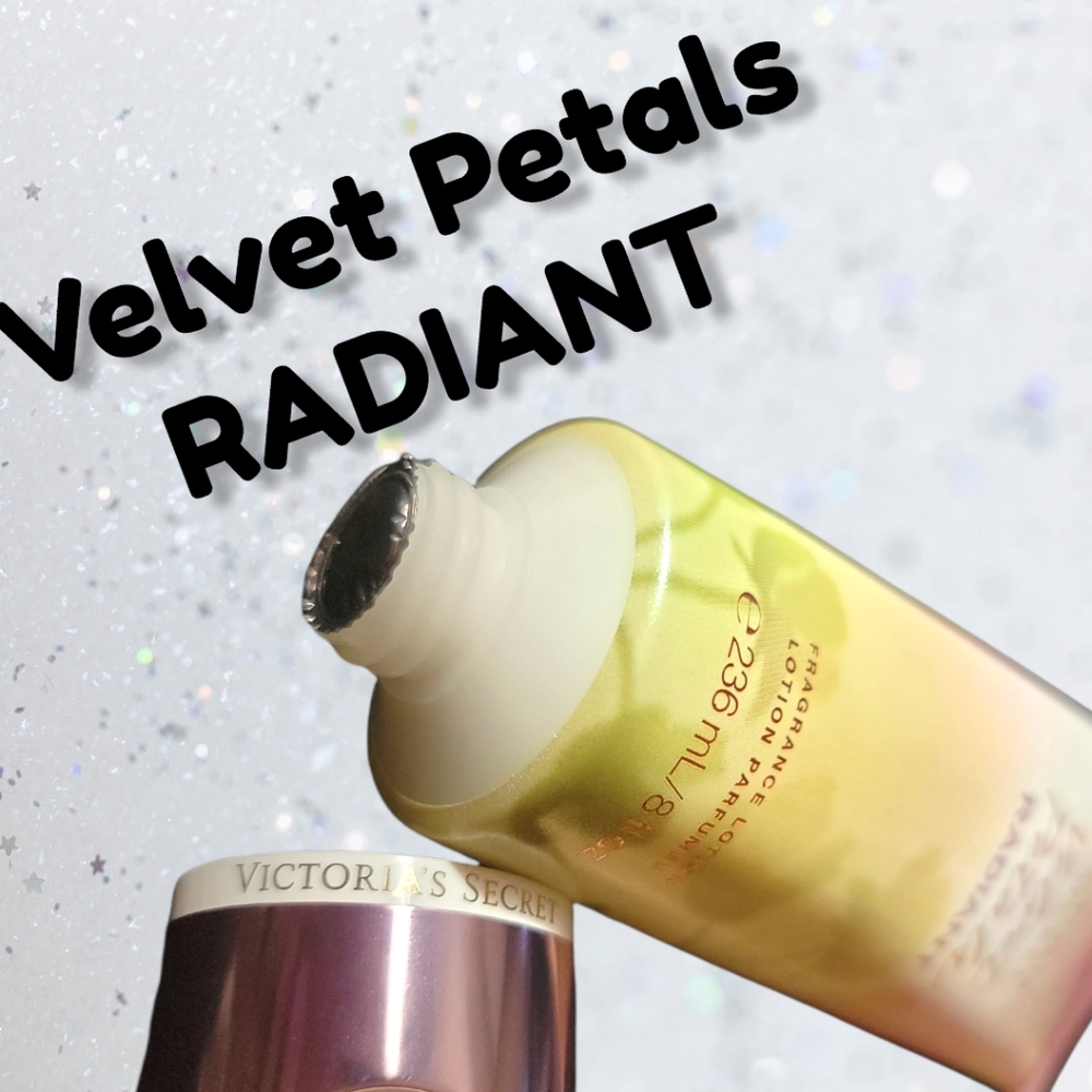 Victoria's secret lotion Velvet Petals RADIANT Fragrance lotion Nwt - Picture 4 of 4